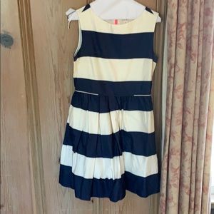 Crew cuts Navy Stripe dress